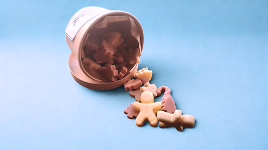 Candycane Marshmallow scented wax melts tub 80g