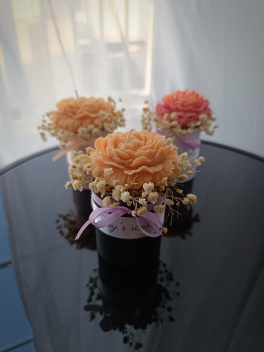 Small flower candle gift set!
